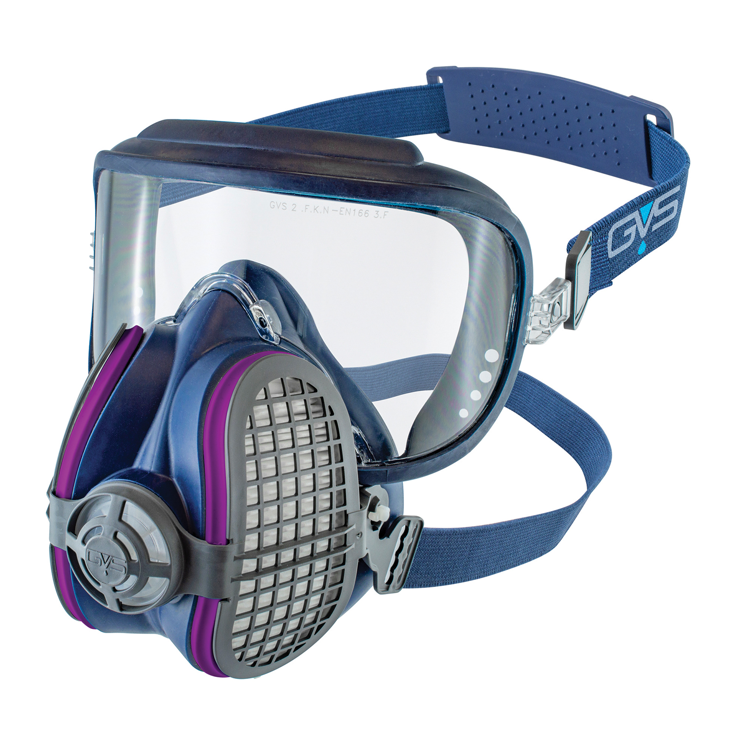 SPR549 S/M Mask w/P100 filter and integrated goggles